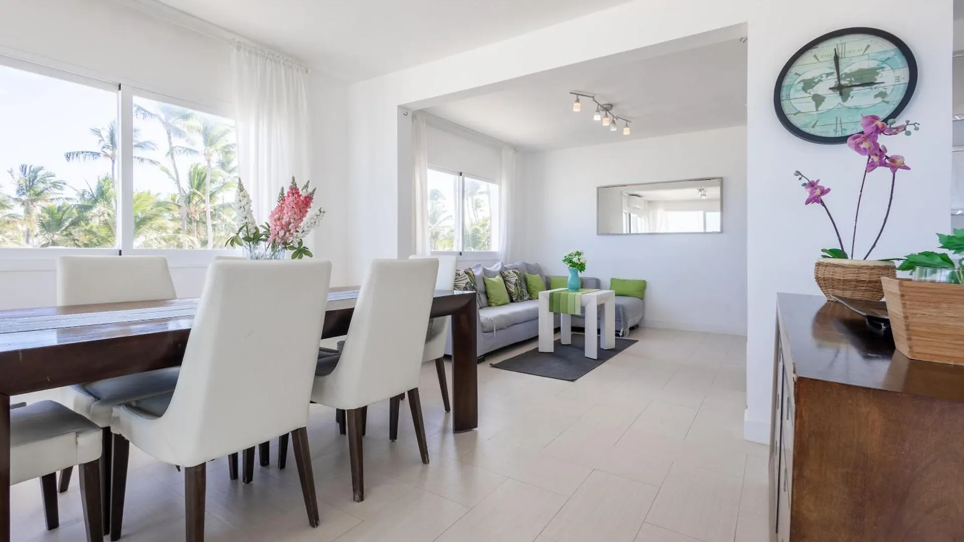 Apartment Beachfront Punta Cana Condo For Rent - Ocean View, Private Terrace, And Bbq