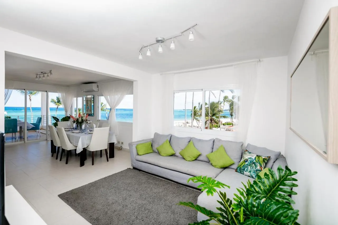 Beachfront Punta Cana Condo For Rent - Ocean View, Private Terrace, And Bbq