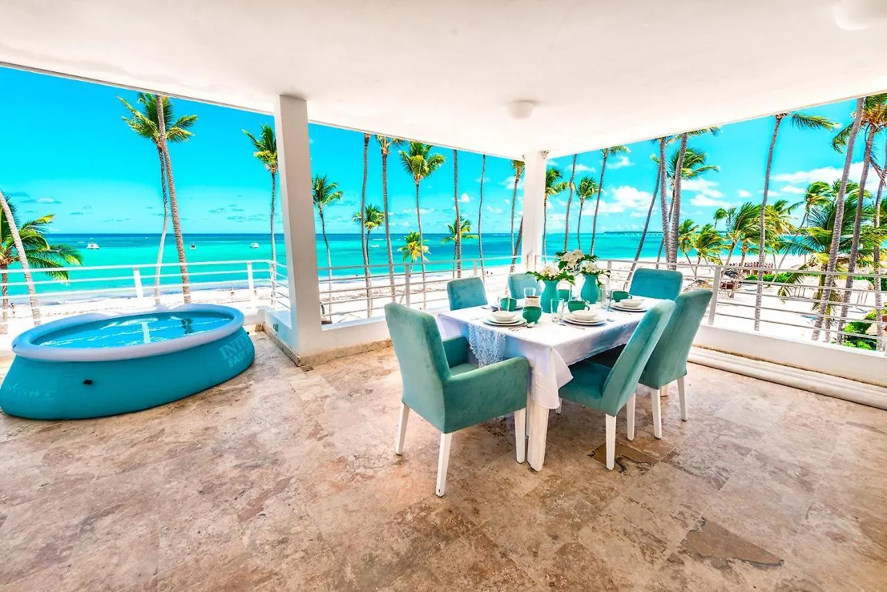 Beachfront Punta Cana Condo For Rent - Ocean View, Private Terrace, And Bbq